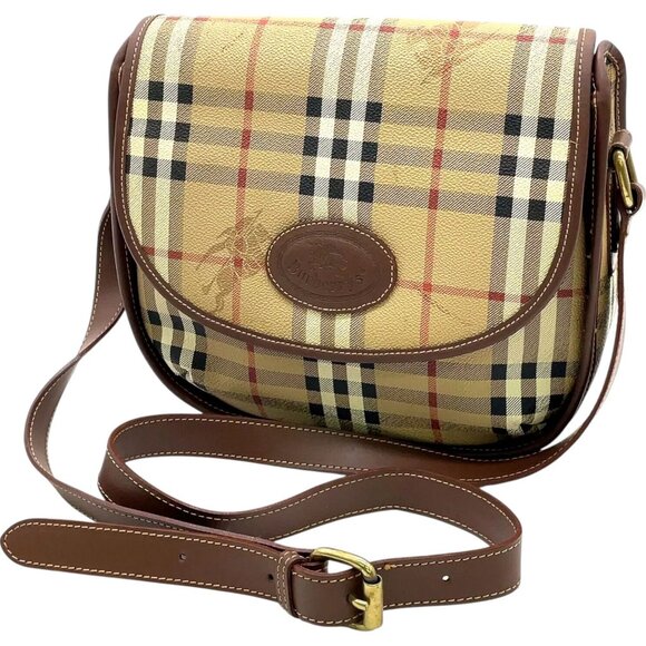 819370BC (S5) Burberry Crossbody Bag Brown PVC - Picture 6 of 14